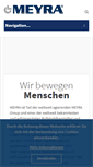 Mobile Screenshot of meyra.de