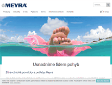 Tablet Screenshot of meyra.cz