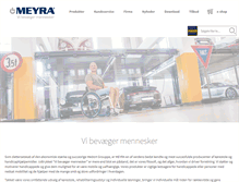 Tablet Screenshot of meyra.dk