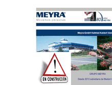 Tablet Screenshot of meyra.com.ar